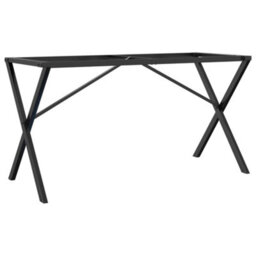 Berkfield Dining Table Legs X-Frame 140X60X73 Cm Steel - thumbnail 6