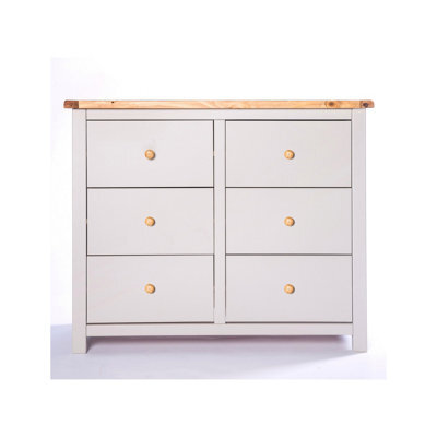 Cabinet Bits Argenta 6 Drawer Chest Of Drawers Wood Knob - image 1