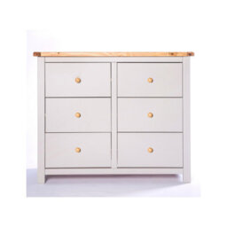 Cabinet Bits Argenta 6 Drawer Chest Of Drawers Wood Knob - thumbnail 1