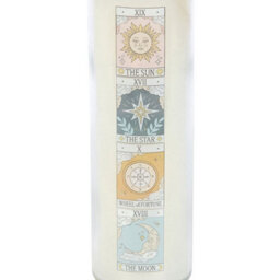 Something Different Rose Tarot Vintage Tube Candle White/multicoloured (One Size) - thumbnail 3