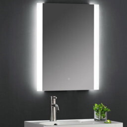 Hudson Reed 700 X 500mm Led Touch Sensor Frameless Bathroom Mirror With Demister (Ip44) - thumbnail 2