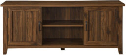 "Centurion Supports Ranch Walnut Dual Compartment Storage 6-Shelf Up To 65"" Flat Screen Tv Cabinet" - thumbnail 6