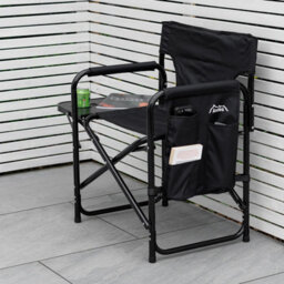 Andes Aluminium Folding Camping/garden/fishing Directors Chair With Side Table - thumbnail 6