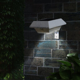 Taylor & Brown White Super Bright 6 Smd Led Solar Powered Gutter Fence Wall Lights, Energy Saving Outdoor Garden Lamps - thumbnail 2