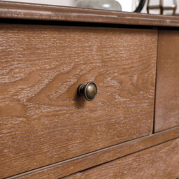 Melody Maison Dark Wood Wardrobe, 7 Drawer Dark Wood Chest Of Drawers & Pair Of 3 Drawer Bedside Tables - Ashwell Range - thumbnail 2