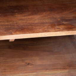 Lexus Desk With 2 Drawer And Open Shelf Made From Wood And Metal - thumbnail 6