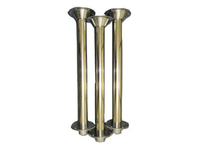 SecureFix Direct Steel Kitchen Island Table Legs X3 750mm (Replacement Caravan Motorhome Desk Countertop Support) - image 1