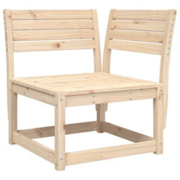 Walplus Garden Sofa Corner 73X73X78 Cm Solid Wood Pine - Cushion Not Included - thumbnail 2