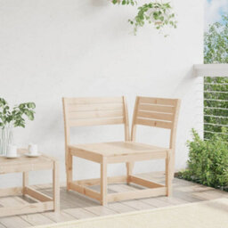 Walplus Garden Sofa Corner 73X73X78 Cm Solid Wood Pine - Cushion Not Included - thumbnail 3