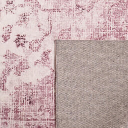 OHS Washable Rug Vintage Living Room Bedroom Carpet Mat, Blush - 80 X 150Cm - thumbnail 5