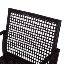 Outsunny 3 Pieces Rocking Chair Bistro Set Furniture Rattan Wicker Brown - thumbnail 8