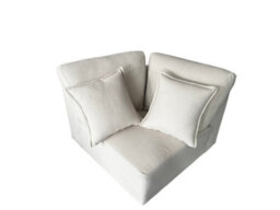 DS Living The Veneto 5 Seater Lounger Sofa In Dark Grey Or Cream - thumbnail 6