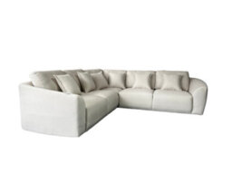 DS Living The Veneto 5 Seater Lounger Sofa In Dark Grey Or Cream - thumbnail 2