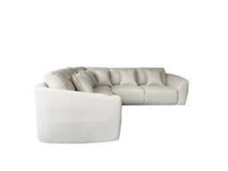 DS Living The Veneto 5 Seater Lounger Sofa In Dark Grey Or Cream - thumbnail 3