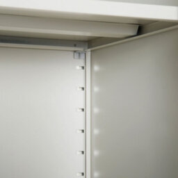 Vinsetto Filing Cabinet Storage Office 2 Doors Adjustable Shelf Metal Furniture - thumbnail 9