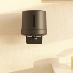 Cosmic Soap Dispenser 400Ml Capacity, Black, Wall-Mounted, Anti-Corrosion, Architect S+ Collection - thumbnail 2