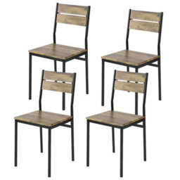 Sobuy Fst72-Nx4,folding Office Chair Indoor Stackable Plastic Frame Black 4 Pack,neutral,w39.5Xd45Xh82.5
