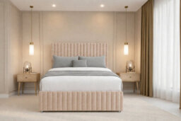 "Nexus Verona Plush Divan, Pebble, 26"" Hb + 12"" Fb, 2 Drawers Right, Open Coil Mattress, King" - thumbnail 3
