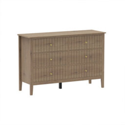 Melody Maison Large 6 Drawer Chest Of Drawers - Hales Pale Wood Range - thumbnail 6