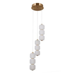 Luminosa Lighting Luminosa Ganti Triple Cluster Pendant Ceiling Light Gold 3000K Warm White 3Xled - thumbnail 2