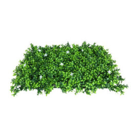 True Products Premium Artificial Green Plant Living Wall Panel 50Cm X 50Cm - White Flower - thumbnail 2