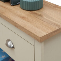 Timber Art Design Lisbon Console Hall Way Table With 2 Drawers Cream - thumbnail 6