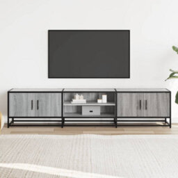 Berkfield Tv Cabinet Grey Sonoma 180X35X41 Cm Engineered Wood - thumbnail 3