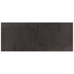 Berkfield Modern Rug Rectangular Dark Brown 80X200 Cm Bamboo