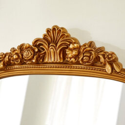 The Online Mirror Shop Chatsworth Gold Full-Length Standing Mirror - Elegant Rectangular Frame - H 112Cm X W 80Cm - thumbnail 2