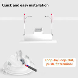 Paul Russells Led Downlight White Non-Dimmable Fixed Ceiling Spotlight 4.8W 390 Lumens, Ip65, Warm White 3000K Pack Of 6 - thumbnail 8