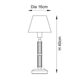 Luminosa Lighting Luminosa Morton Rechargeable Brushed Aged Brass Plate Table Lamp With Vintage White Fabric Ivy Shade 16Cm Integrated Led - thumbnail 8