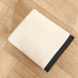 Ohs 2 X Border Trim Premium Cotton Bath Towel Sheet Soft Absorbent - Cream - thumbnail 4