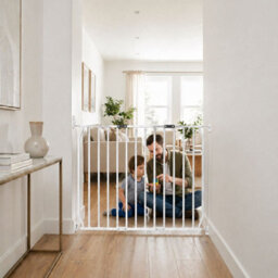 Safetots Extra Tall Screw Fit Metal Baby Gate, White, 130Cm - 140Cm - thumbnail 5