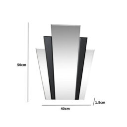 Melody Maison Art Deco Fan Wall Mirror - 50Cm X 40Cm - thumbnail 7