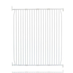 Safetots Extra Tall Eco Screw Fit Baby Gate, White, 130Cm - 140Cm, Extra Tall Gate 100Cm In Height, Stair Gate For Baby - thumbnail 1