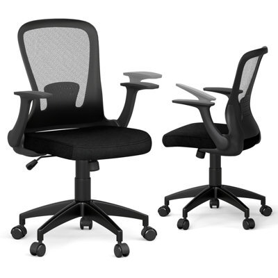 Gainoom Ergonomic Black Mesh Office Chair Height Adjustable Executive Chair - image 1