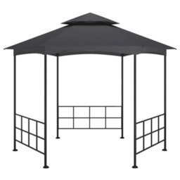Berkfield Gazebo With Sidewalls 3.1X2.7 M Anthracite - thumbnail 4