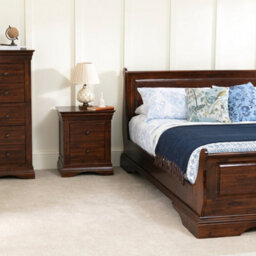 The Furniture Market French Hardwood 2 Drawer Bedside - thumbnail 4