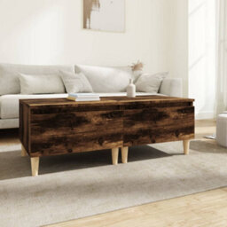 Berkfield Side Tables 2 Pcs Smoked Oak 50X46X35 Cm Engineered Wood - thumbnail 1