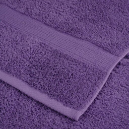 Berkfield Premium Guest Towels Solund 4 Pcs Purple 30X50 Cm 600 Gsm - thumbnail 6