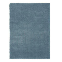 Duck Egg Shaggy Modern Plain Easy To Clean Rug For Bedroom & Living Room -80Cm X 150Cm - thumbnail 6