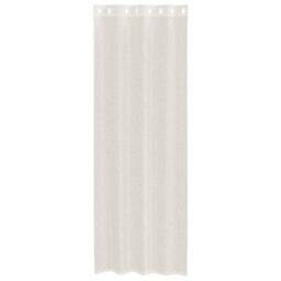 Berkfield Voile Curtains With Grommets 2 Pcs Cream 140X260 Cm - thumbnail 4