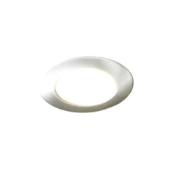 Bubly Bathrooms Sirius Connect 2.6W Warm White Led Cabinet Light - Brushed Nickel, Ip44, Plug & Play, Surface Mount For Kitchens - thumbnail 2