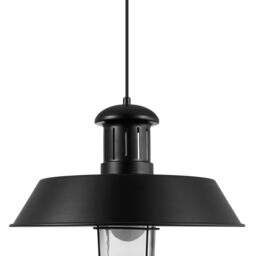 GoodHome Genly Gloss Black Pendant Ceiling Light, (Dia)390mm - thumbnail 4