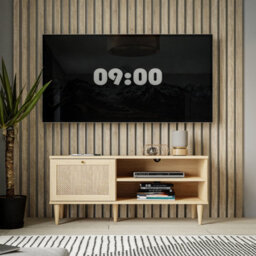 Furniture To Go Calasetta Tv Unit With 1 Shelf In Rattan - thumbnail 8