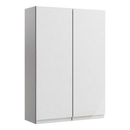 Westport Gloss White Bathroom Double Wall Cabinet (H)72Cm (W)49.5Cm - thumbnail 1