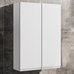 Westport Gloss White Bathroom Double Wall Cabinet (H)72Cm (W)49.5Cm - thumbnail 2