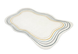 RugsX Carpet Fusion 5707 White Dark Green Shape - Abstraction, Modern, Abstract, 200X290 Cm - thumbnail 2