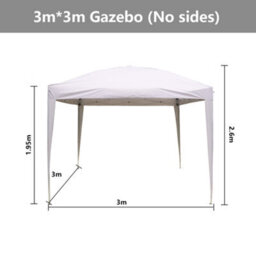 Sundaze 3X3M White Pop Up Gazebo Tent Outdoor Garden Shelter Folding Marquee Canopy With Frame (No Side Panels) - thumbnail 2