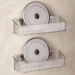 Bathroom Storage Rack, Punch Free, Toilet Organiser Rack, 36Cm - thumbnail 2